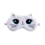 Slaapmasker Kat wit