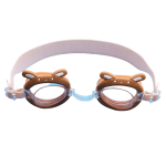 Duikbril konijn bruin/roze