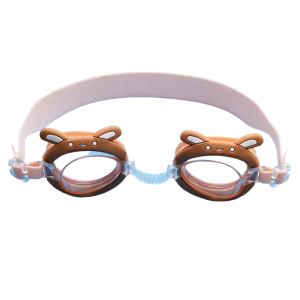 Duikbril konijn bruin/roze