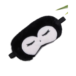 Slaapmasker uil zwart