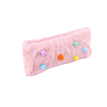 Etui fluffy met dots