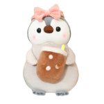 Kawaii knuffel pinguin bubbletea