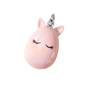 Haarborstel handmodel unicorn zalmroze