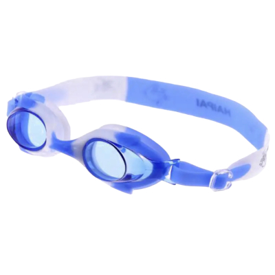 Duikbril blauw/wit 