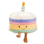 Kawaii knuffel taart met kaarsjes