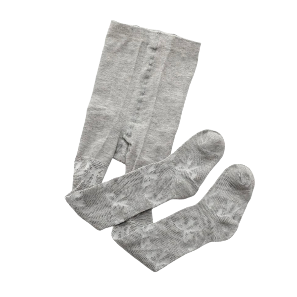 Kinder maillot met strikjes grijs