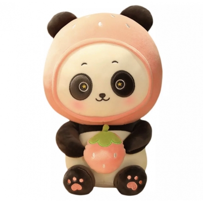 Kawaii knuffel Panda aardbei