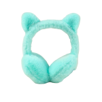 Oorwarmers mint glitter hart/ster