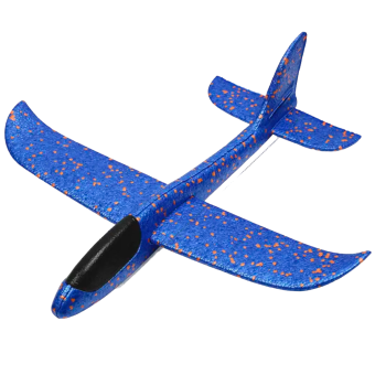 Fabs World foam (zweef)vliegtuig XL blauw