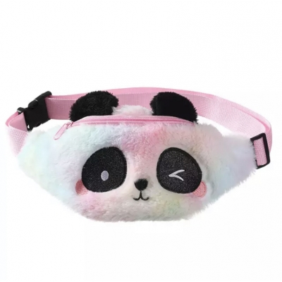 Heuptasje panda fluffy
