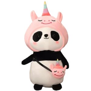 Kawaii knuffel panda unicorn