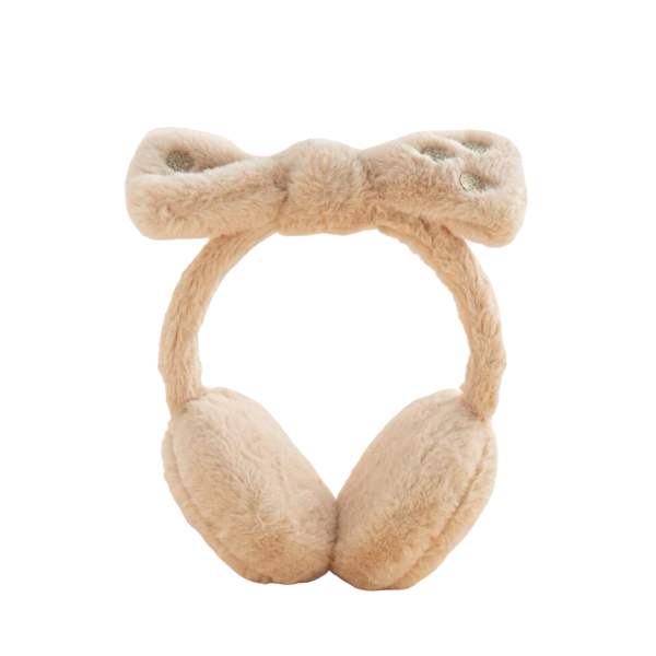 Oorwarmers strik camel