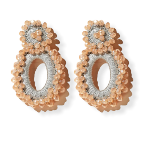 Druppel oorbellen goudkleurige kralen