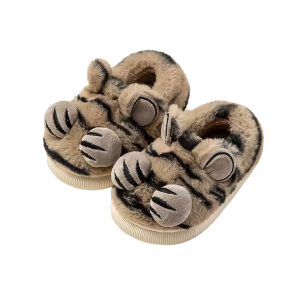 Baby/peuter pantoffel tijger