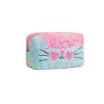 Etui / make-up tasje fluffy cat XL