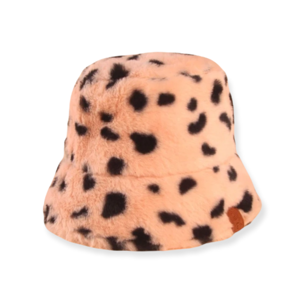 Kinder muts panter roze