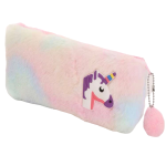 Etui fluffy unicorn paars