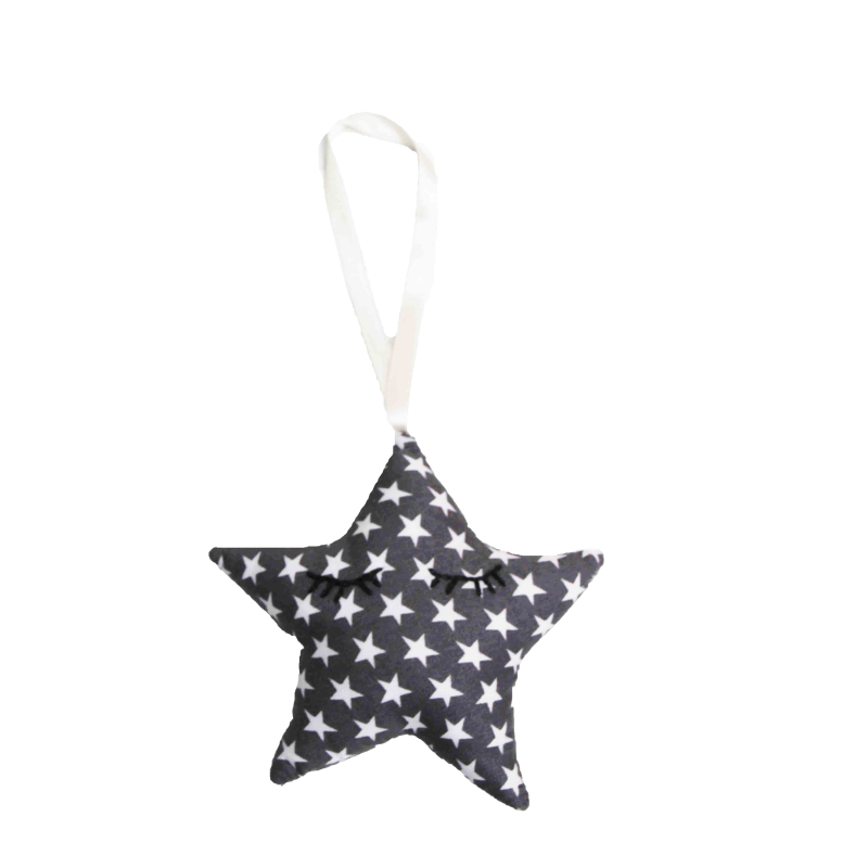 Kasthanger ster grijs