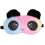 Slaapmasker panda regenboog