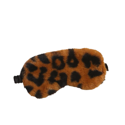 Slaapmasker leopard bruin