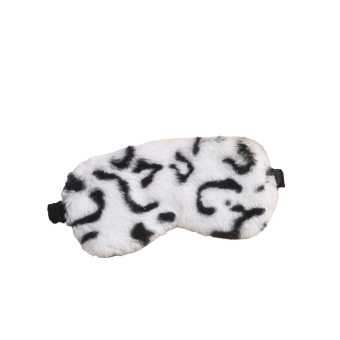 Slaapmasker leopard white