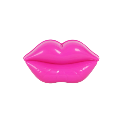Haarborstel handmodel Roze lippen