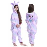 Onesie unicorn paars