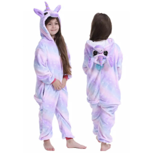 Onesie unicorn paars