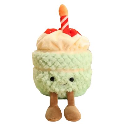 Kawaii knuffel cupcake mint