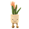 Kawaii knuffel plantje tulp roze