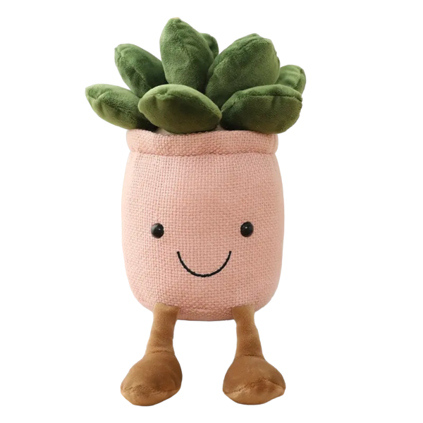 Kawaii knuffel plantje roze