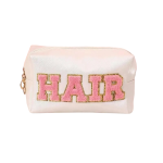 Make-up tas/ toilettas HAIR white