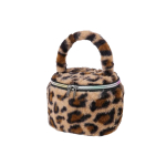 Beautycase panterprint bruin