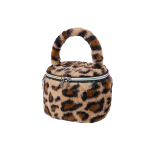 Beautycase panterprint bruin