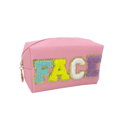 Make-up tas/toilettas FACE roze  