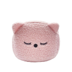 Klein fluffy kitten tasje roze