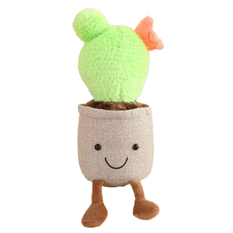 Kawaii knuffel plantje cactus groen