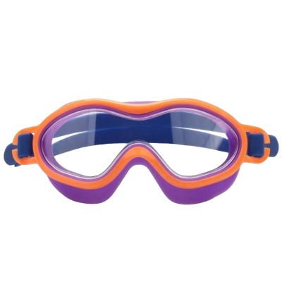 Duikbril oversized frame paars/oranje