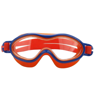 Duikbril oversized frame oranje/blauw