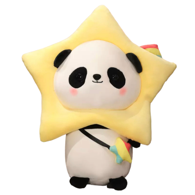 Kawaii knuffel panda ster