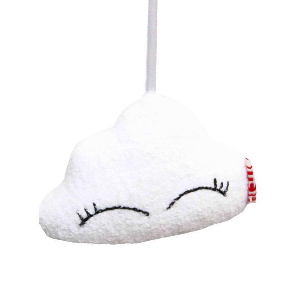 Kasthanger wolkje wit