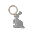 Bijtring konijn grijs