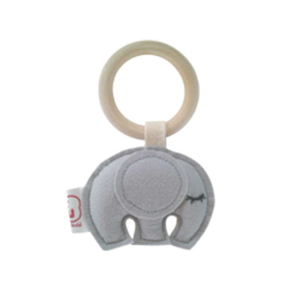 Bijtring olifant grijs