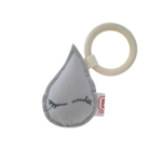 Bijtring regendruppel grijs