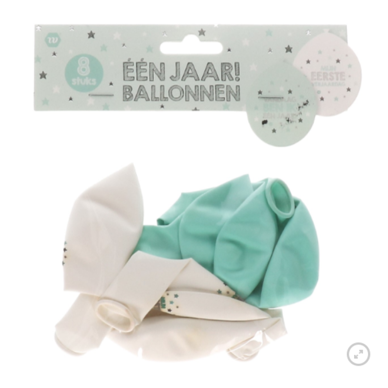 Ballonnen eerste verjaardag