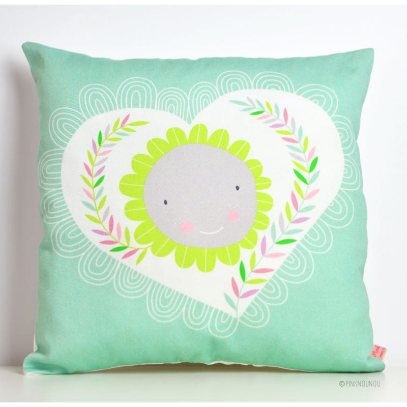 Kussen pinknounou zon mint