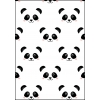 Ansichtkaart Panda faces