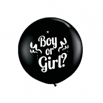 Ballon gender reveal confetti