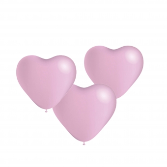 Ballonnen hart roze