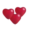Ballonnen hart rood